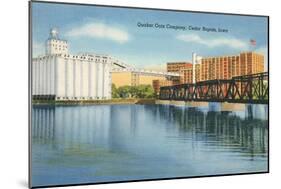 Quaker Oats Factory, Cedar Rapids, Iowa-null-Mounted Art Print