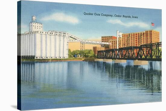 Quaker Oats Factory, Cedar Rapids, Iowa-null-Stretched Canvas