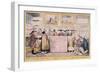 Quaker Uproar, London, 1827-Isaac Robert Cruikshank-Framed Giclee Print