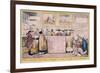 Quaker Uproar, London, 1827-Isaac Robert Cruikshank-Framed Giclee Print