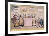 Quaker Uproar, London, 1827-Isaac Robert Cruikshank-Framed Giclee Print