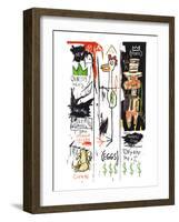 Quality Meats for the Public, 1982-Jean-Michel Basquiat-Framed Giclee Print