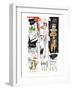 Quality Meats for the Public, 1982-Jean-Michel Basquiat-Framed Giclee Print