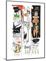 Quality Meats for the Public, 1982-Jean-Michel Basquiat-Mounted Giclee Print