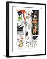Quality Meats for the Public, 1982-Jean-Michel Basquiat-Framed Giclee Print