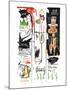 Quality Meats for the Public, 1982-Jean-Michel Basquiat-Mounted Giclee Print