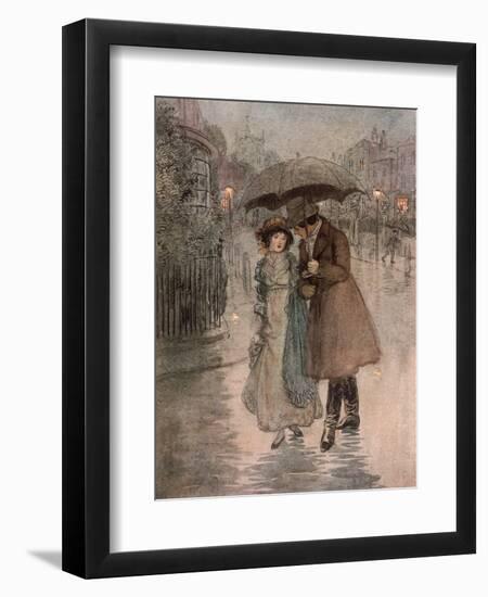 Quality Street: Valentin-Hugh Thomson-Framed Art Print