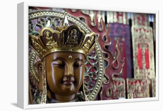 Quan Am, the Goddess of Mercy, Taoist temple. Jade Emperor pagoda (Chua Phuoc Hai)-Godong-Framed Photographic Print