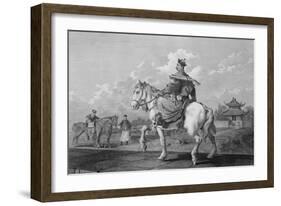 Quan or Mandarin Bearing a Letter from the Emperor of China, Engraved Wilson, c.1796-William Alexander-Framed Giclee Print