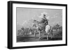 Quan or Mandarin Bearing a Letter from the Emperor of China, Engraved Wilson, c.1796-William Alexander-Framed Giclee Print
