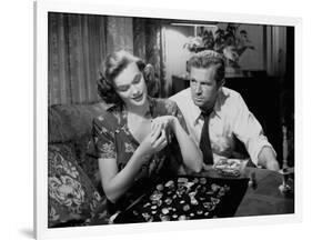 Quand la ville dort THE ASPHALT JUNGLE by John Huston with Jean Hagen and Sterling Hayden, 1950 (b/-null-Framed Photo