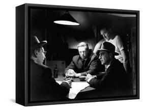 Quand la ville dort THE ASPHALT JUNGLE by John Huston with JSam Jaffe, Sterling Hayden, anthony Car-null-Framed Stretched Canvas