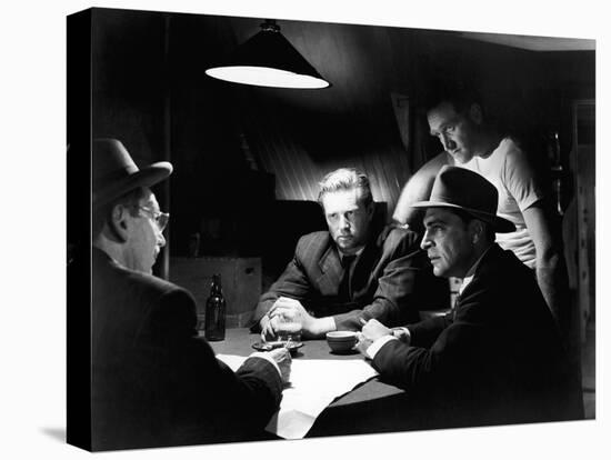 Quand la ville dort THE ASPHALT JUNGLE by John Huston with JSam Jaffe, Sterling Hayden, anthony Car-null-Stretched Canvas
