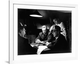 Quand la ville dort THE ASPHALT JUNGLE by John Huston with JSam Jaffe, Sterling Hayden, anthony Car-null-Framed Photo