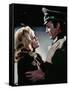 Quand les aigles attaquent WHERE EAGLES DARE by BrianHutton with Mary Ure and Richard Burton, 1968 -null-Framed Stretched Canvas