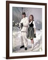 Quand les aigles attaquent WHERE EAGLES DARE by BrianHutton with Richard Burton and Ingrid Pitt, 19-null-Framed Photo