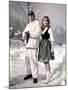 Quand les aigles attaquent WHERE EAGLES DARE by BrianHutton with Richard Burton and Ingrid Pitt, 19-null-Mounted Photo