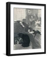 Quand Nous Serons Vieux from Chansons De Femmes, 1897, (1898)-Theophile Alexandre Steinlen-Framed Giclee Print