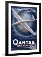 Quantas Empire Airways-null-Framed Giclee Print