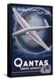 Quantas Empire Airways-null-Framed Stretched Canvas
