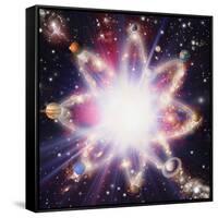 Quantised Orbits of the Planets-Mehau Kulyk-Framed Stretched Canvas