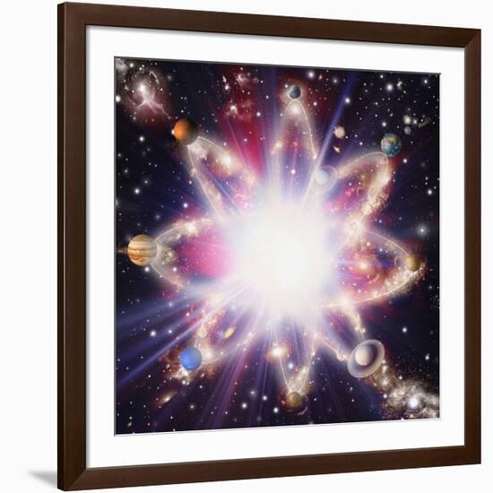 Quantised Orbits of the Planets-Mehau Kulyk-Framed Photographic Print