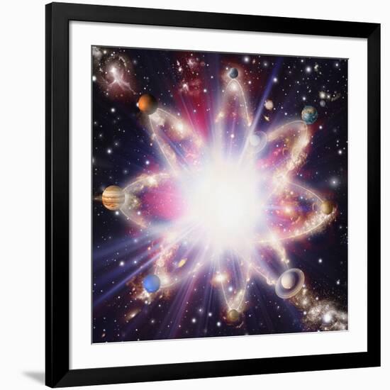 Quantised Orbits of the Planets-Mehau Kulyk-Framed Photographic Print