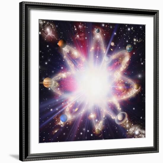 Quantised Orbits of the Planets-Mehau Kulyk-Framed Photographic Print