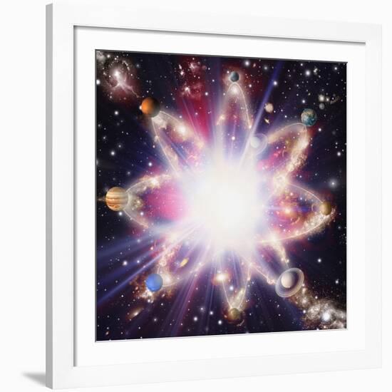 Quantised Orbits of the Planets-Mehau Kulyk-Framed Photographic Print