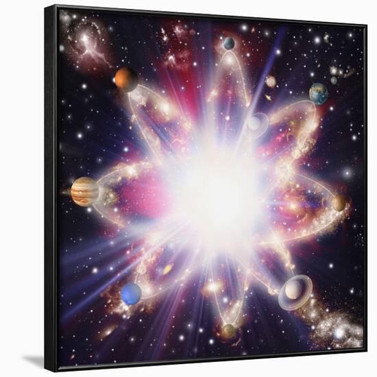 Quantised Orbits of the Planets-Mehau Kulyk-Framed Photographic Print