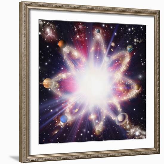 Quantised Orbits of the Planets-Mehau Kulyk-Framed Photographic Print