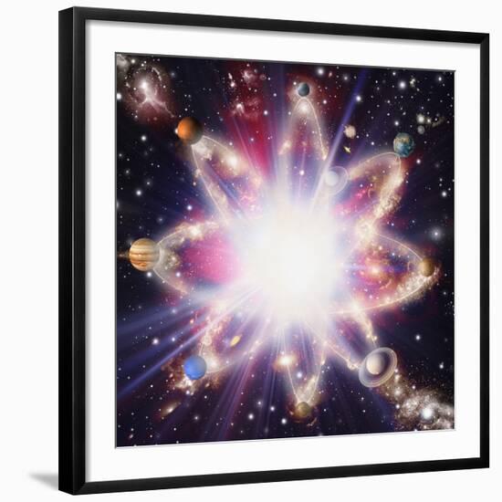 Quantised Orbits of the Planets-Mehau Kulyk-Framed Photographic Print