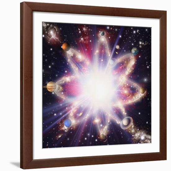 Quantised Orbits of the Planets-Mehau Kulyk-Framed Photographic Print