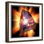 Quantum Computing, Conceptual Image-Victor De Schwanberg-Framed Premium Photographic Print