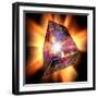 Quantum Computing, Conceptual Image-Victor De Schwanberg-Framed Premium Photographic Print