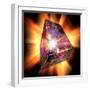 Quantum Computing, Conceptual Image-Victor De Schwanberg-Framed Premium Photographic Print