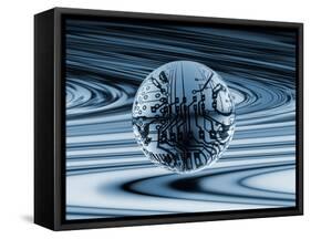 Quantum Computing-Mehau Kulyk-Framed Stretched Canvas