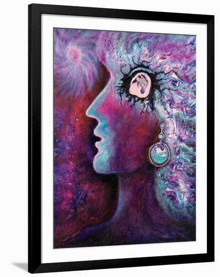 Quantum Diva, 2008-Carolyn Mary Kleefeld-Framed Giclee Print