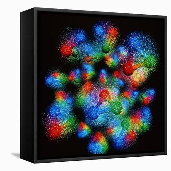 Quark Structure of Silicon Atom Nucleus-null-Framed Stretched Canvas