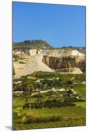 Quarry for Highly Prized Pearl Marble-Rob-Mounted Photographic Print