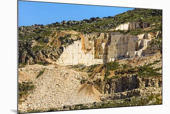 Quarry for Highly Prized Pearl Marble-Rob-Mounted Photographic Print