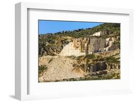 Quarry for Highly Prized Pearl Marble-Rob-Framed Photographic Print