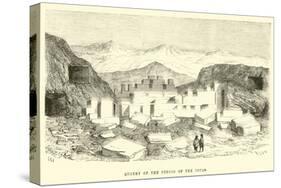 Quarry of the Period of the Incas-Édouard Riou-Stretched Canvas