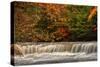 Quarry Rock Falls-Michael Shake-Stretched Canvas