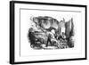 Quarrying, France-Victor Adam-Framed Giclee Print