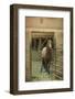 Quarter Horse in Stable-DLILLC-Framed Photographic Print