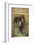 Quarter Horse in Stable-DLILLC-Framed Photographic Print