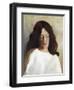Quarter Length Portrait of a Woman with Her Hair Down; Brustbild Einer Jungen Frau Mit Offenem Haar-Paula Modersohn-Becker-Framed Giclee Print