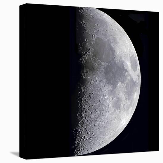 Quarter Moon-null-Stretched Canvas