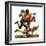 "Quarterback Pass,"October 12, 1935-Maurice Bower-Framed Giclee Print